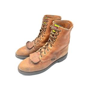 Ariat distressed Leather Work Chore Boots Keltie Mens 13 D Lace up